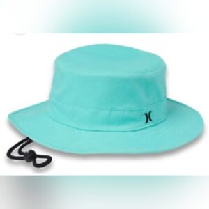 Hurley Boonie Hat NWT S/M Men's Aurora Green 100% Cotton Embroidered Logo